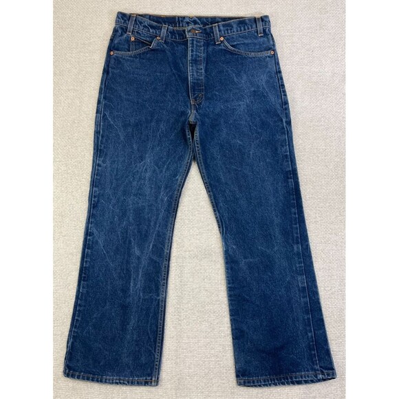 Levis’s 517 Orange Tab Boot Cut Jeans Men's Size 38x30 Made In USA Vintage 90's - Picture 1 of 12